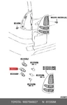 Genuine Oe Socket, Rear Turn Signal Lamp, 9007560027 For Toyota 90075-60027. Fixed Price $9.05.