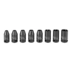 Grey Pneumatic Corp. 998et 1/4" Drive 8 Piece External Star Impact Socket Sey. Fixed Price $42.66.