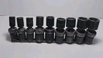 Snap On 309ipl 9 Piece 1/2" Drive 6 Point Sae Swivel Impact Socket Set - 1". Fixed Price $260.00.