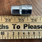 Craftsman Vintage 1/2" 12 Point Drive Shallow Socket Made In Usa 47502 Vv. Fixed Price $9.74.