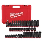 Milwaukee Shockwave Sae/metric Impact Socket Set 3/8" Drive 6-point (43-piece). Fixed Price $126.57.