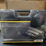 Evercraft 57 Piece 3/8" Dr. Socket Sae & Metric Set. Fixed Price $25.00.