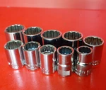 New Craftsman 10 Piece 3/8" Drive Shallow Metric 12 Point Socket Set 10-19mm. Fixed Price $25.43.