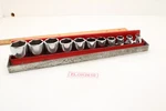 Snap On Fs081-fs281 1/4"-78" 3/8" Drive 6 Point 11 Piece Shallow Sockets Set Usa. Fixed Price $160.99.