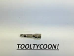 Snap-on Tools Usa New 1/4" Drive 2" Chrome Wobble Socket Extension Tmxwk2. Fixed Price $39.95.