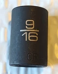 Matco Tools "adv" Bp186v, 3/8" Drive, 9/16" Impact Socket, Shallow, 6 Pt. *new*. Fixed Price $10.59.
