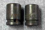 Proto Professional Tools Impact Socket 6 Point 1/2" Drive Lot Of 2 (11/16, 5/8). Fixed Price $19.87.