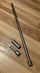 Lot Of 3 Vintage Snap On Tools 11/16" Socket, 1/2" 3" Extension, 20" Extension. Fixed Price $19.00.