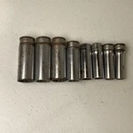Snap-on 8pc 3/8" Drive 12 Point Metric Deep Socket Set Sfm Vintage Logo. Fixed Price $120.00.