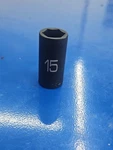 Matco Tools Bip15m6v 15mm Metric Semi Shallow Impact Socket 3/8" Drive 6 Point. Fixed Price $22.99.