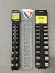 Nos Craftsman 3/8 Drive Sae 6 Point Socket Sets 34437 34439 Usa Shallow & Deep. Fixed Price $69.99.
