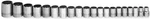 20pc 5.5 - 24mm, 3/8"drive, 6 Point, Chrome Shallow Socket Set Williams Usa. Fixed Price $107.88.