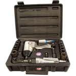 New Campbell Hausfeld 1/2 3/8 Inch Air Impact Socket Set W/ Rugged Carry Case. Fixed Price $98.00.