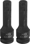 Harfington 2pcs H13 (13mm) Hex Impact Bit Socket 1/2" Drive Sockets 13mm. Fixed Price $22.56.