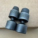Lot 2 Vtg Proto 7475-p 7477-p Universal Socket 1/2" 5/8 Dr 6pt Impact Usa. Fixed Price $34.95.