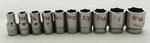 Matco Sa106tb 10 Pc 1/4" Drive Sae 6 Point Chrome Socket Set 3/16 - 9/16". Fixed Price $99.99.