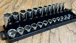Mac Tools Usa 1/4" Drive Metric 5mm - 15mm Socket Set Shallow Deep 6pt Lot. Fixed Price $340.00.