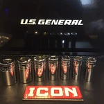 Your Choice: Replacement Icon Professional Semi-deep Socket 3/8" Drive S2sdm12. Fixed Price $11.95.