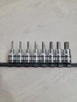 Matco 8 Piece 3/8 Drive Hex Bit Set With Rail Sizes 1/8 Through. Fixed Price $59.99.
