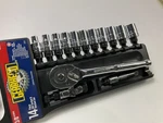 Gearhead Gh4252 3/8" Sae Drive Socket & Ratchet Handle Set, 14-piece. Fixed Price $24.99.
