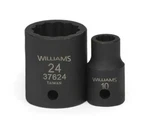 1/2" Drive Standard Shallow Impact Sockets,12 Point,metric,black Finish,williams. Fixed Price $23.25.