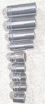 Blackhawk 3/8" Drive 6 Point Socket Set Of 9 Usa Made Tools Crome Deep & Shallow. Fixed Price $37.90.