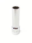 Snap-on Tools Fel120 3/8" Drive Deep Chrome Spline Socket Usa Sae Euc Clean. Fixed Price $19.99.