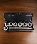 Snap-on / Blue-point A-158 Heavy Duty 9-piece Bushing Driver Set With Case Vntg. Fixed Price $85.00.