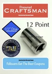 Used Craftsman Shallow Socket Metric 1/2" Drive 17mm 12 Point Cmmt44237 17 Mm. Fixed Price $7.44.