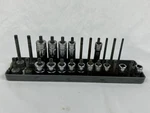 Snap-on 15pc 1/4"dr 6-point Metric Shallow Deep Socket Set 112tmmy 112stmmy. Fixed Price $144.79.