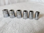 Snap-on Tm18, Tm16, Tm14, Tm12, Tm11 Tm8 1/4" Drive 9/16" Chrome Shallow Socket. Fixed Price $45.00.
