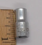 Vintage Craftsman 1/4" Drive 6 Point Shallow Socket Sae Vv 43493 Usa. Fixed Price $10.99.