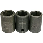 Snap-on Socket Lot (3), 6-point 1/2" Drive, Impact & Standard, Vintage Usa. Fixed Price $29.70.
