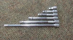 6 Piece Knurled Wobble Snap On 206afxw 3/8" Drive Extension Set - Excellent Con. Fixed Price $150.00.