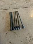 Snap On 6 Pc Extra Long 3/8 Dr Hex Bit Socket Driver Set 206efal Mint. Fixed Price $130.00.