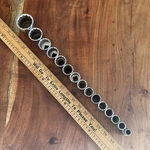 Vintage Blackhawk Shallow Socket Set 1/2 Drive 12 Point 1-1/2" To 7/16" Usa. Fixed Price $174.39.