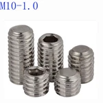 M10 X 1.0mm Fine Pitch Grub Screws Socket Set 304 Stainless Steel Din 913. Fixed Price $45.06.
