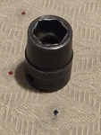Snap-on 1/2" Drive 15mm 6 Point Impact Socket Imm150. Fixed Price $19.99.