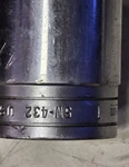 Snap-on Tools 1/2 Drive 1 Inch Shallow Chrome 8 Point Socket Sae Sw432 Usa. Fixed Price $35.00.