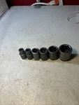 Mac -lot Of 6 Shallow Impact Sockets,1/2 Drive,6pt (3/8,7/16,5/8,11/16,13/16,1. Fixed Price $33.75.