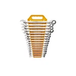 Gearwrench 9416 16pc 72-tooth 12pt Ratcheting Combination Metric Wrench Set. Fixed Price $109.97.