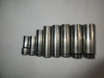Matco Tools 8pc Metric Deep Sockets 3/8" Dr 12 Pt Bd9m2-bd19m2. Fixed Price $54.99.