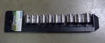 Pittsburgh Pro 3/8" Drive 10pc Ez Read Metric Chrome Socket Set 12 Point. Fixed Price $9.99.