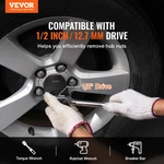 Vevor Spindle Nut Socket Tool Kit 1/2 Inch Drive 6 Piece Axle Hub Set. Fixed Price $72.60.