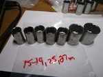 Craftsman 1/2" Drive 12 Point 15 16 17 18 19 25 27 Shallow Sockets. Fixed Price $40.00.