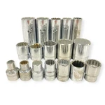 Armstrong 3/8 Drive Deep And Standard 12pt Socket Set 1/4 To 7/8 In, 17 Pcs, Usa. Fixed Price $103.29.