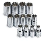 Sk Tools Usa 3/8" Drive, 13 Piece, 12 Point, Standard Metric Chrome Socket Set:. Fixed Price $97.63.