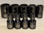 Jesse James West Coast Choppers Mac Tool 1/4 Drive Metric 6 Pt Socket Set 9pc. Fixed Price $100.00.