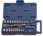 27pc 1/4"drive Sae & Metric Supertorque 6point Sockets Drive Tools Set 50661a. Fixed Price $53.63.
