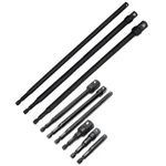Husky 9 Piece 1/4 - 3/8 1/2 Hex Impact Socket Extension Adapter Set. Fixed Price $30.00.